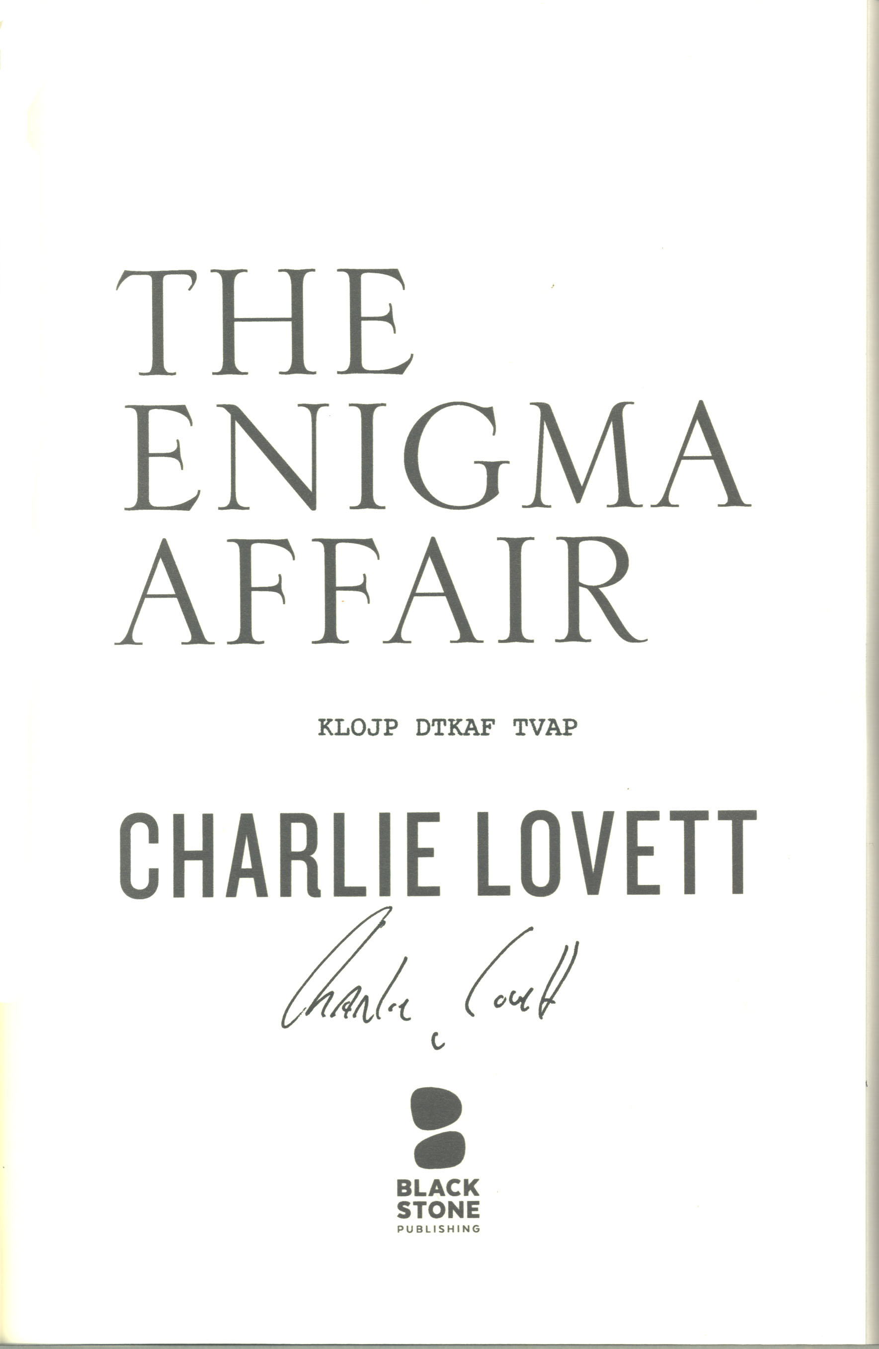 The Enigma Affair